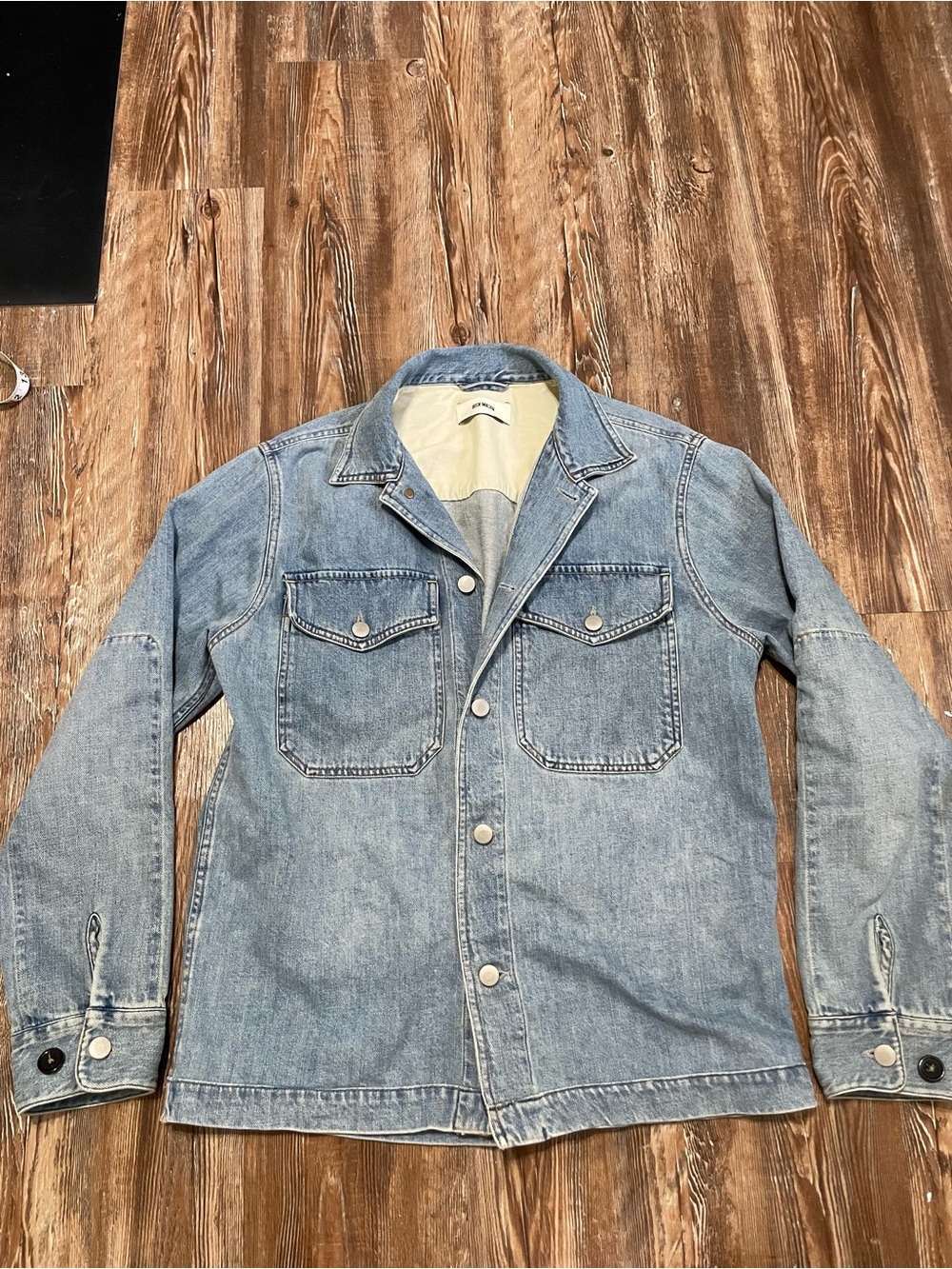 Buck Mason Light Blue Denim Shirt Jacket